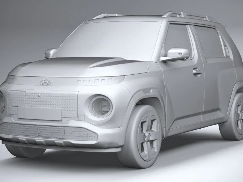 Hyundai Inster 2025 3D Model