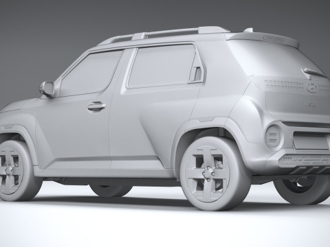 Hyundai Inster 2025 Model 3D