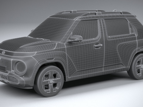 Hyundai Inster 2025 Model 3D