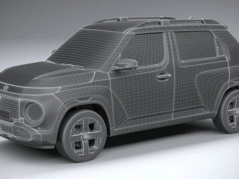 Hyundai Inster 2025 3D Model