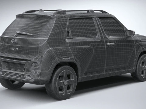 Hyundai Inster 2025 3D Model