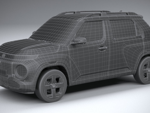Hyundai Inster 2025 Model 3D