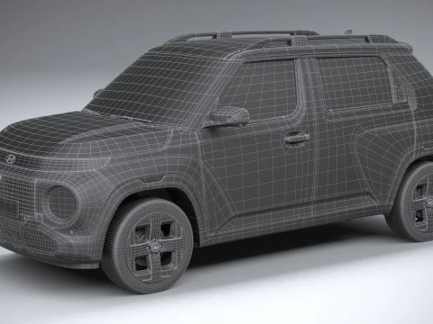 Hyundai Inster 2025 3D Model