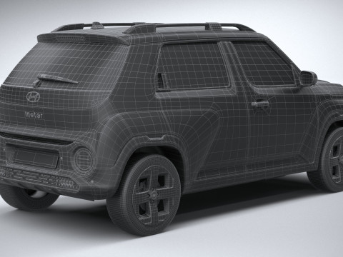 Hyundai Inster 2025 Model 3D