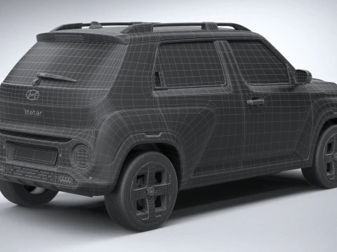 Hyundai Inster 2025 3D Model