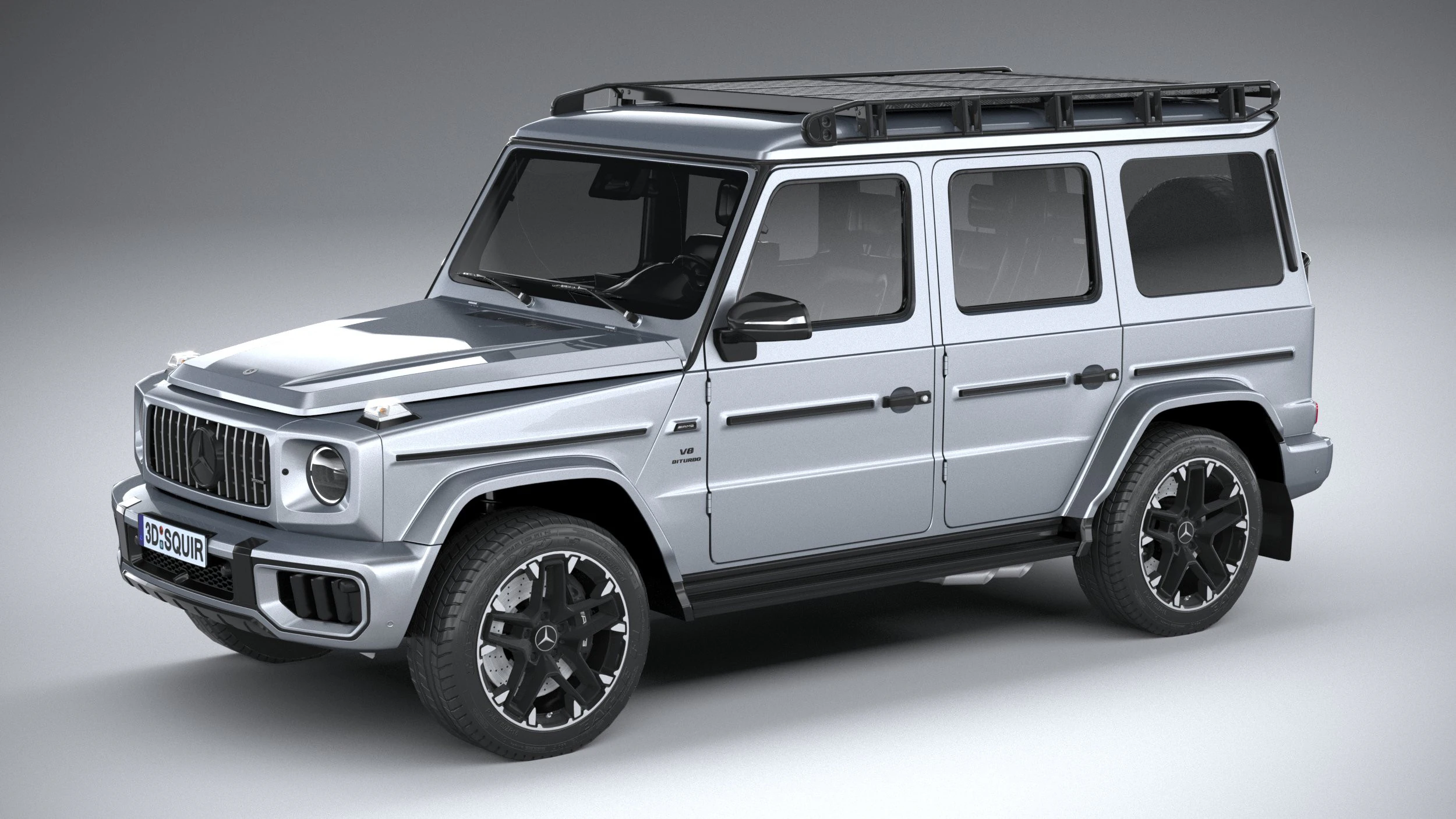 Mercedes-Benz G63 AMG 2025 LowPoly 3D Model .c4d .max .obj .3ds .fbx .stl .blend 