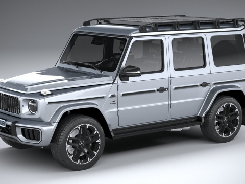 Mercedes-Benz G63 AMG 2025 LowPoly Modelo 3D