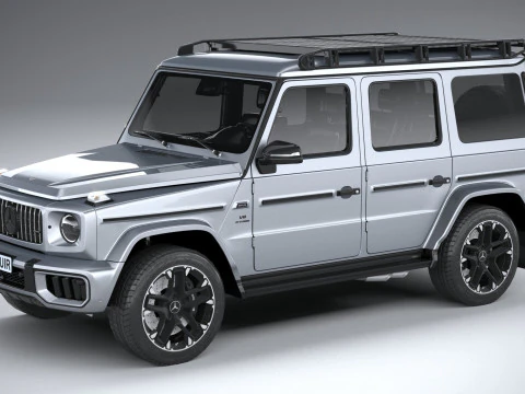 Mercedes-Benz G63 AMG 2025 LowPoly Modèle 3D
