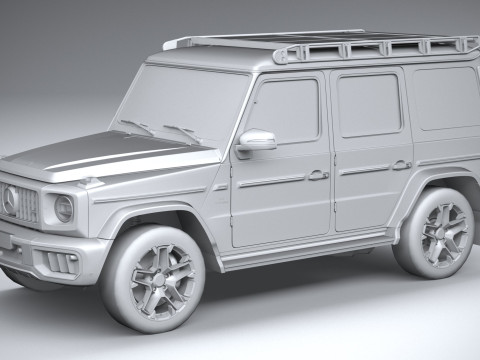 Mercedes-Benz G63 AMG 2025 LowPoly 3D Model
