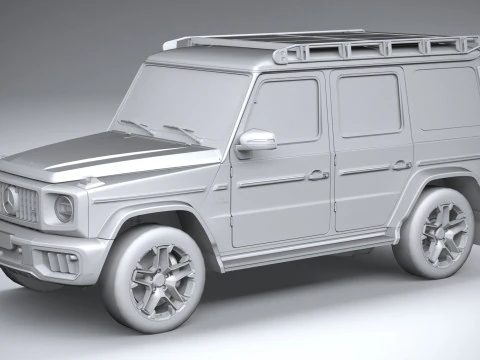 Mercedes-Benz G63 AMG 2025 LowPoly 3D Model