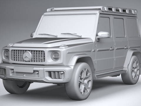 Mercedes-Benz G63 AMG 2025 LowPoly 3D Model