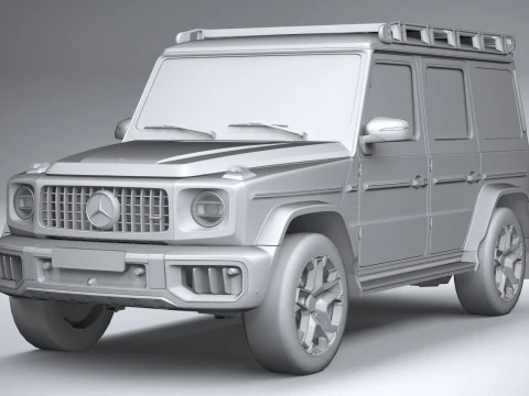 Mercedes-Benz G63 AMG 2025 LowPoly 3D Model