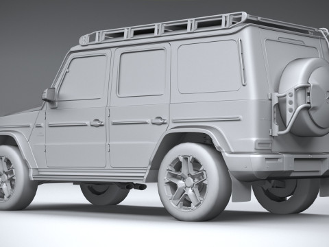 Mercedes-Benz G63 AMG 2025 LowPoly 3D Model