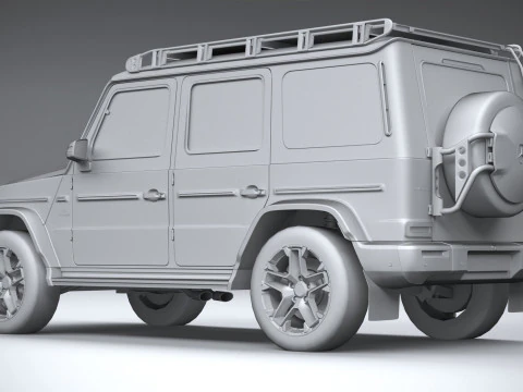 Mercedes-Benz G63 AMG 2025 LowPoly 3D Model