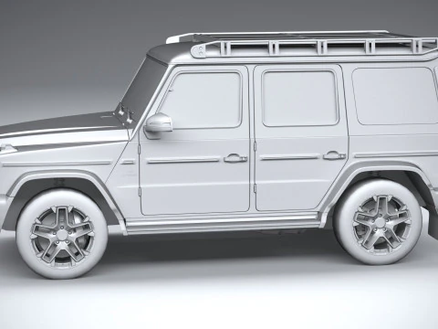 Mercedes-Benz G63 AMG 2025 LowPoly 3D Model