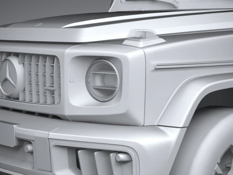 Mercedes-Benz G63 AMG 2025 LowPoly 3D Model