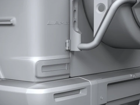 Mercedes-Benz G63 AMG 2025 LowPoly 3D Model