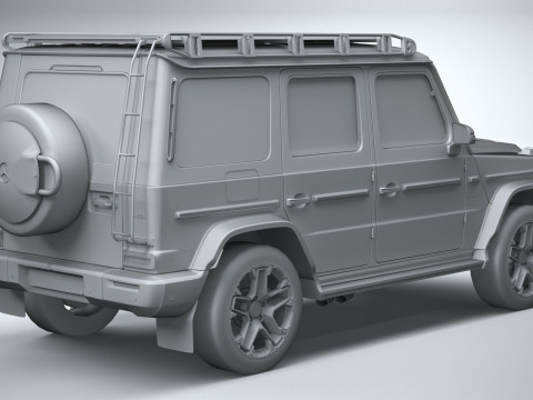 Mercedes-Benz G63 AMG 2025 LowPoly 3D Model