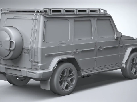 Mercedes-Benz G63 AMG 2025 LowPoly 3D Model