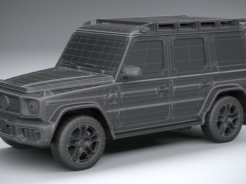 Mercedes-Benz G63 AMG 2025 LowPoly 3D Model