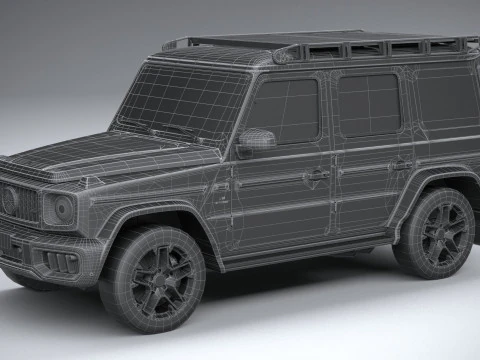 Mercedes-Benz G63 AMG 2025 LowPoly 3D Model