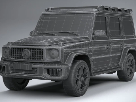 Mercedes-Benz G63 AMG 2025 LowPoly 3D Model