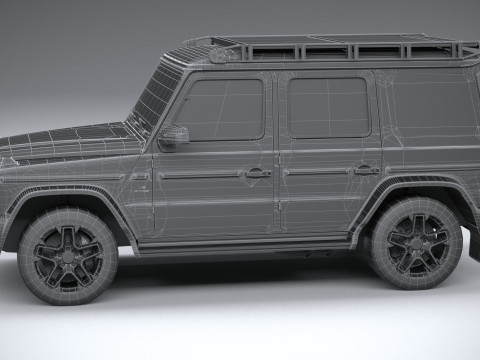 Mercedes-Benz G63 AMG 2025 LowPoly 3D Model