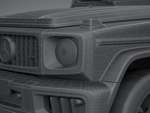 Mercedes-Benz G63 AMG 2025 LowPoly 3D Model