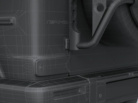 Mercedes-Benz G63 AMG 2025 LowPoly 3D Model