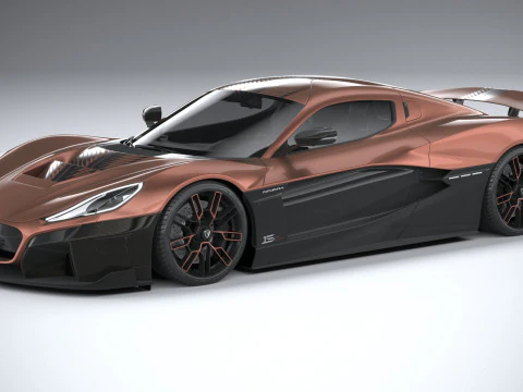 Rimac Nevera 15e jubileumeditie 2024 3D Model