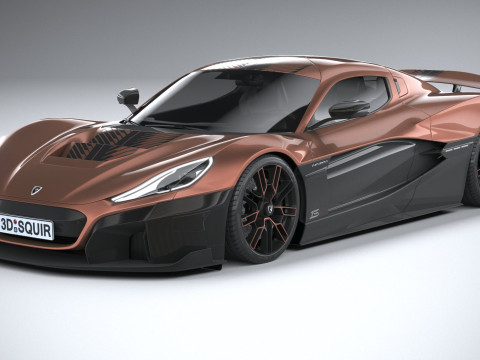 Rimac Nevera 15th Anniversary Edition 2024 Model 3D