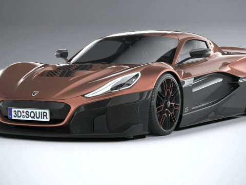 Rimac Nevera 15th Anniversary Edition 2024 3D Model
