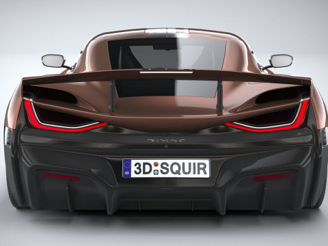 Rimac Nevera 15th Anniversary Edition 2024 Model 3D