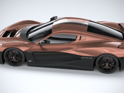 Rimac Nevera 15th Anniversary Edition 2024 Model 3D