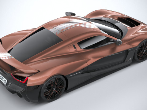 Rimac Nevera 15th Anniversary Edition 2024 Model 3D