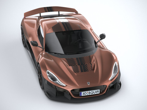 Rimac Nevera 15th Anniversary Edition 2024 Model 3D