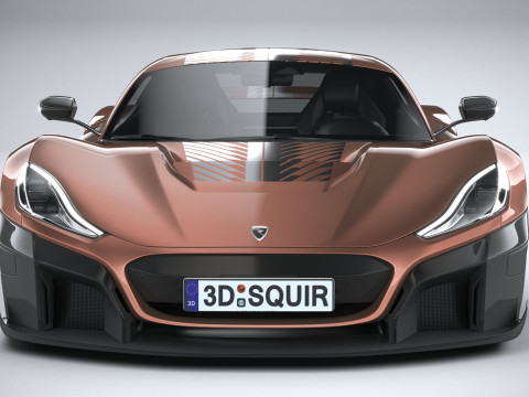 Rimac Nevera 15th Anniversary Edition 2024 Model 3D