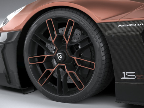 Rimac Nevera 15th Anniversary Edition 2024 Model 3D