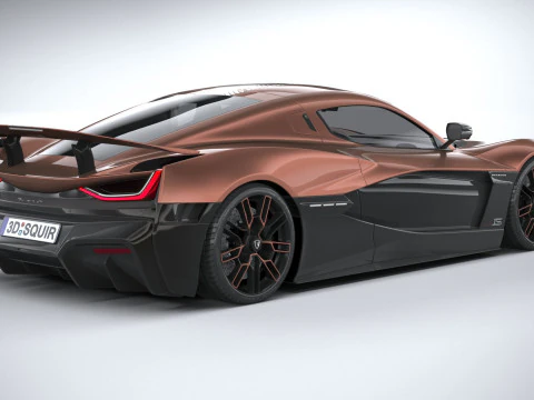 Rimac Nevera 15th Anniversary Edition 2024 3D Model