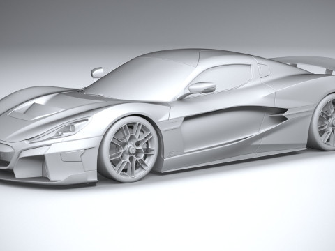 Rimac Nevera 15th Anniversary Edition 2024 Model 3D