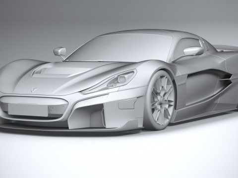 Rimac Nevera 15th Anniversary Edition 2024 Model 3D