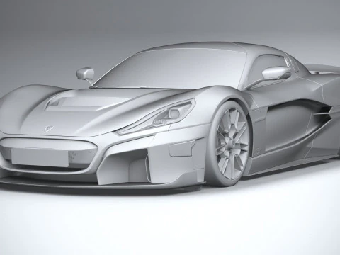 Rimac Nevera 15th Anniversary Edition 2024 3D Model