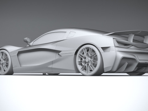 Rimac Nevera 15th Anniversary Edition 2024 Model 3D