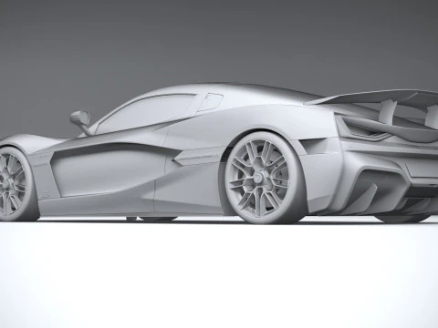 Rimac Nevera 15th Anniversary Edition 2024 3D Model