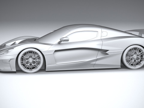 Rimac Nevera 15th Anniversary Edition 2024 Model 3D