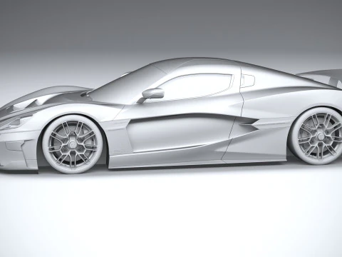 Rimac Nevera 15th Anniversary Edition 2024 3D Model
