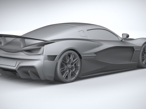 Rimac Nevera 15th Anniversary Edition 2024 Model 3D