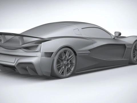 Rimac Nevera 15th Anniversary Edition 2024 3D Model
