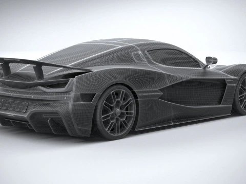 Rimac Nevera 15th Anniversary Edition 2024 3D Model