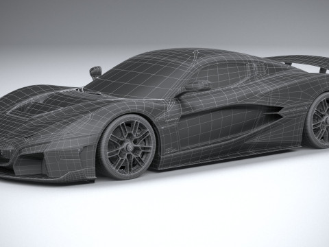 Rimac Nevera 15th Anniversary Edition 2024 Model 3D